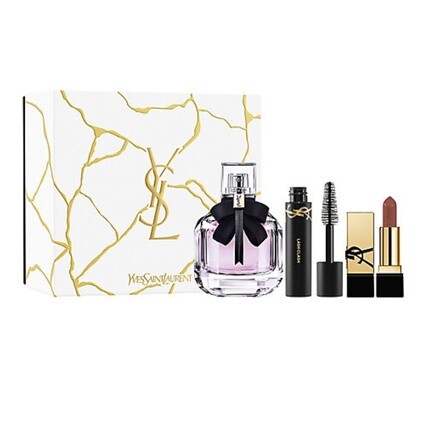 Yves Saint Laurent Mon Paris 3-Piece Gift Set for Women Eau de Parfum Spray 1.7 Fl Oz Lipstick Mascara
Yves Saint Laurent Mon Paris 3-Piece Gift Set for Women Eau de Parfum Spray 1.7 Fl Oz Lipstick Mascara