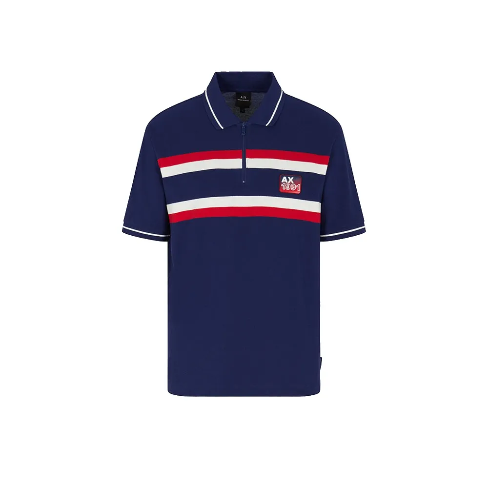 Поло с коротким рукавом Armani Exchange XM001416_AF10366, синий
Поло с коротким рукавом Armani Exchange XM001416_AF10366, синий