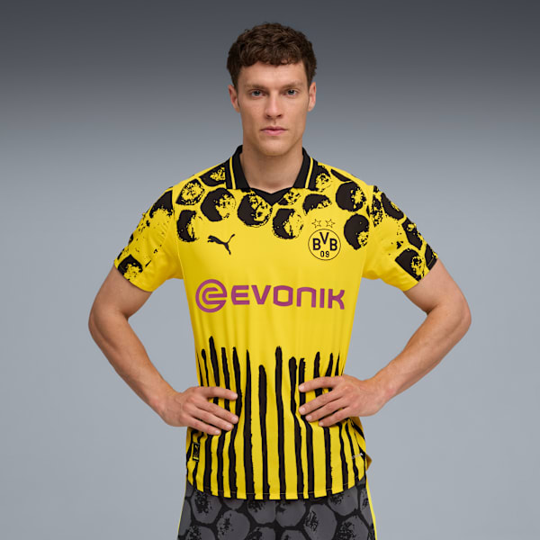 Мужская футбольная майка Puma X Kidsuper Borussia Dortmund Authentic, желтый
Мужская футбольная майка Puma X Kidsuper Borussia Dortmund Authentic, желтый