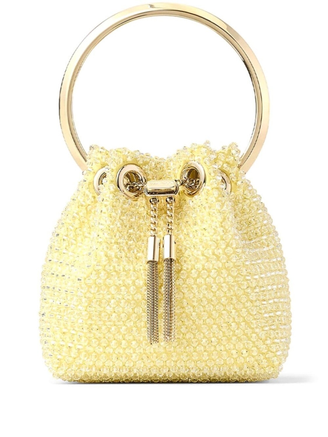 Сумка-тоут Jimmy Choo Bon Bon с бусинами, желтый
Сумка-тоут Jimmy Choo Bon Bon с бусинами, желтый