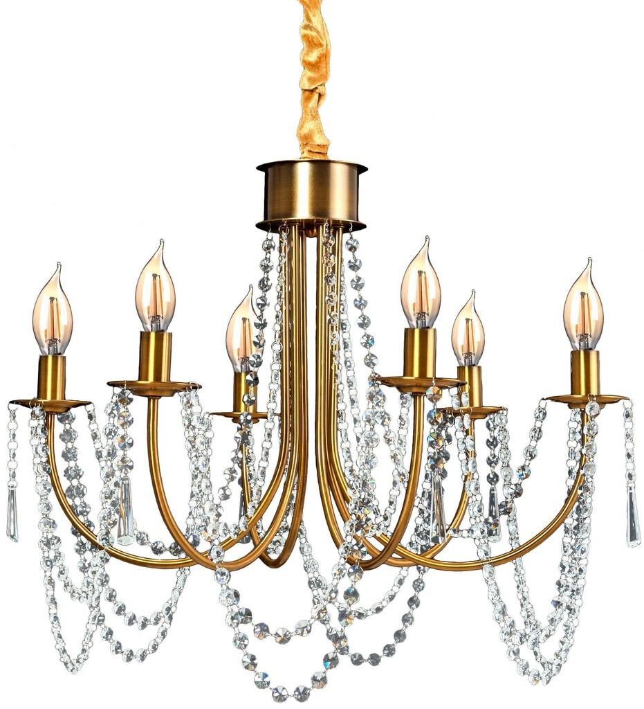 Люстра Toollight App765-6Cp Crystal Gold Свечи 6-источник света E14 60X60X42-112Cm Toolight, золото
Люстра Toollight App765-6Cp Crystal Gold Свечи 6-источник света E14 60X60X42-112Cm Toolight, золото