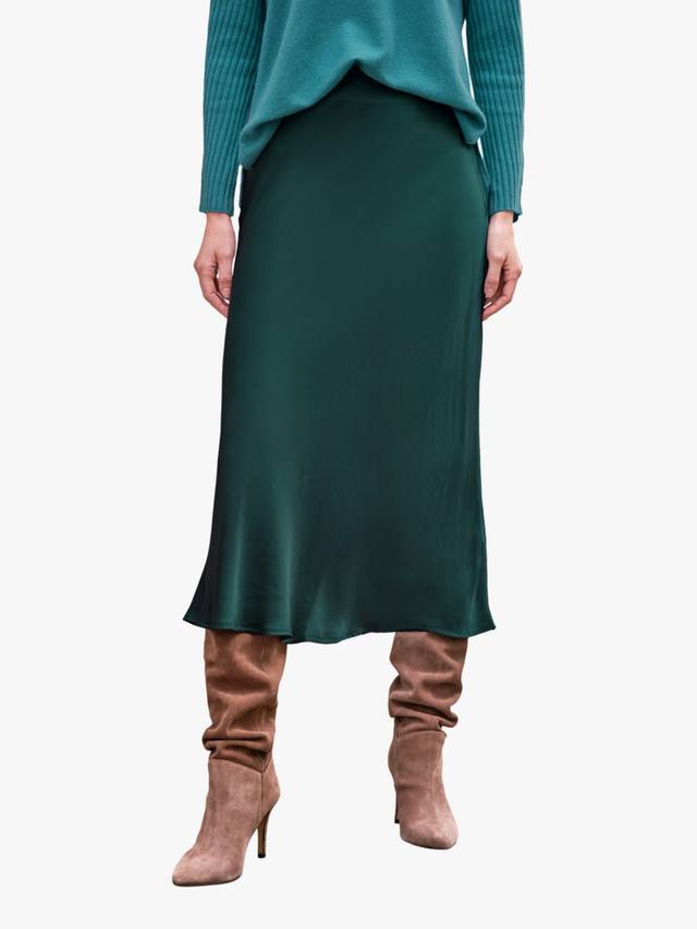 Сатиновая юбка клёш Pure Collection, Forest
Сатиновая юбка клёш Pure Collection, Forest