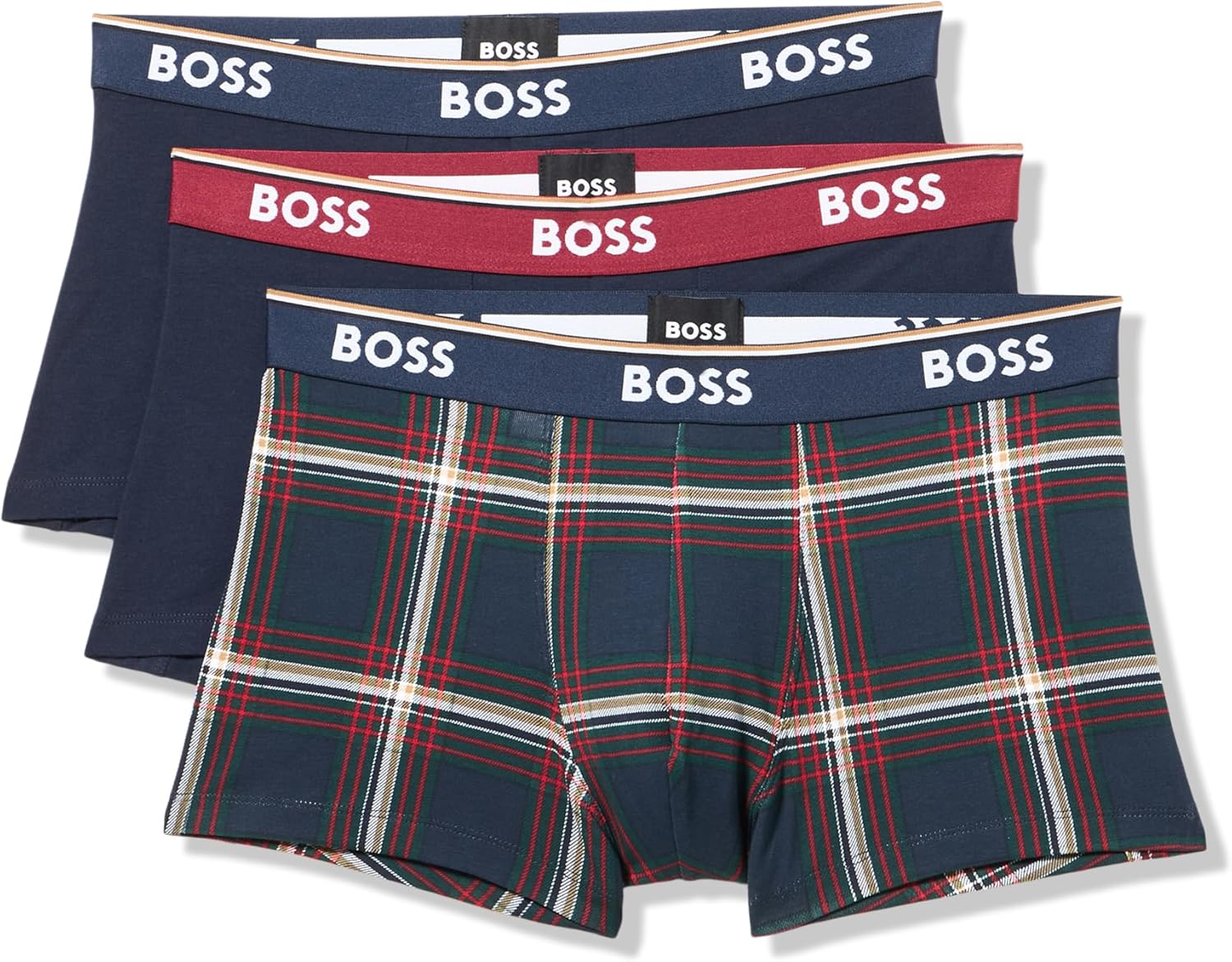 BOSS мужские трусы 3 шт, мультидизайн, логотип Bold Hugo Boss, Plaid Special
BOSS мужские трусы 3 шт, мультидизайн, логотип Bold Hugo Boss, Plaid Special