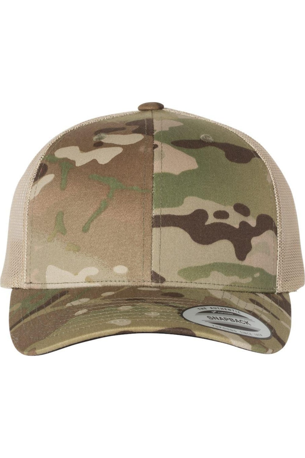 Кепка YP Classics из шести панелей в стиле ретро дальнобойщика, цвет multicam green/ khaki 
Кепка YP Classics из шести панелей в стиле ретро дальнобойщика, цвет multicam green/ khaki