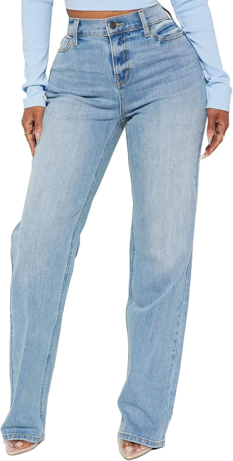 BessCops прямые джинсы для женщин с высокой талией и широкими штанинами
BessCops прямые джинсы для женщин с высокой талией и широкими штанинами