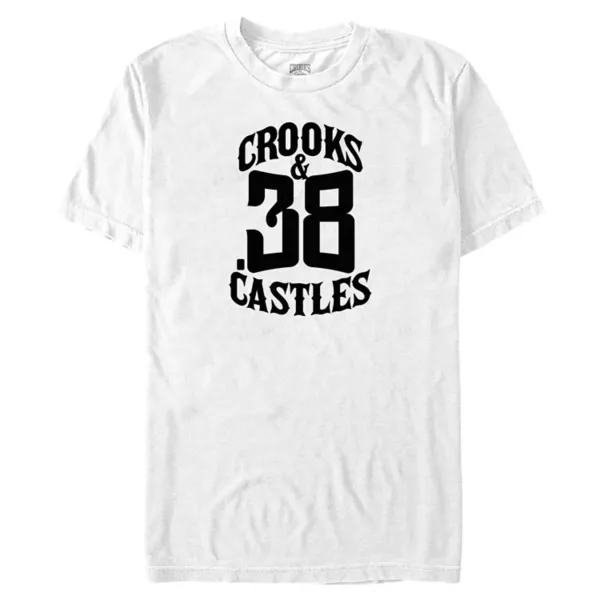 Мужская футболка Crooks and Castle 38 с графическим принтом Licensed Character, белый
Мужская футболка Crooks and Castle 38 с графическим принтом Licensed Character, белый