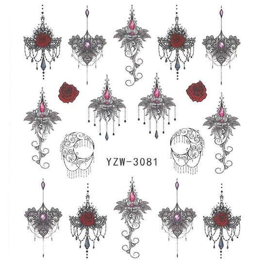 Наклейки для ногтей с водой YZW-3081, Molly Lac
Наклейки для ногтей с водой YZW-3081, Molly Lac