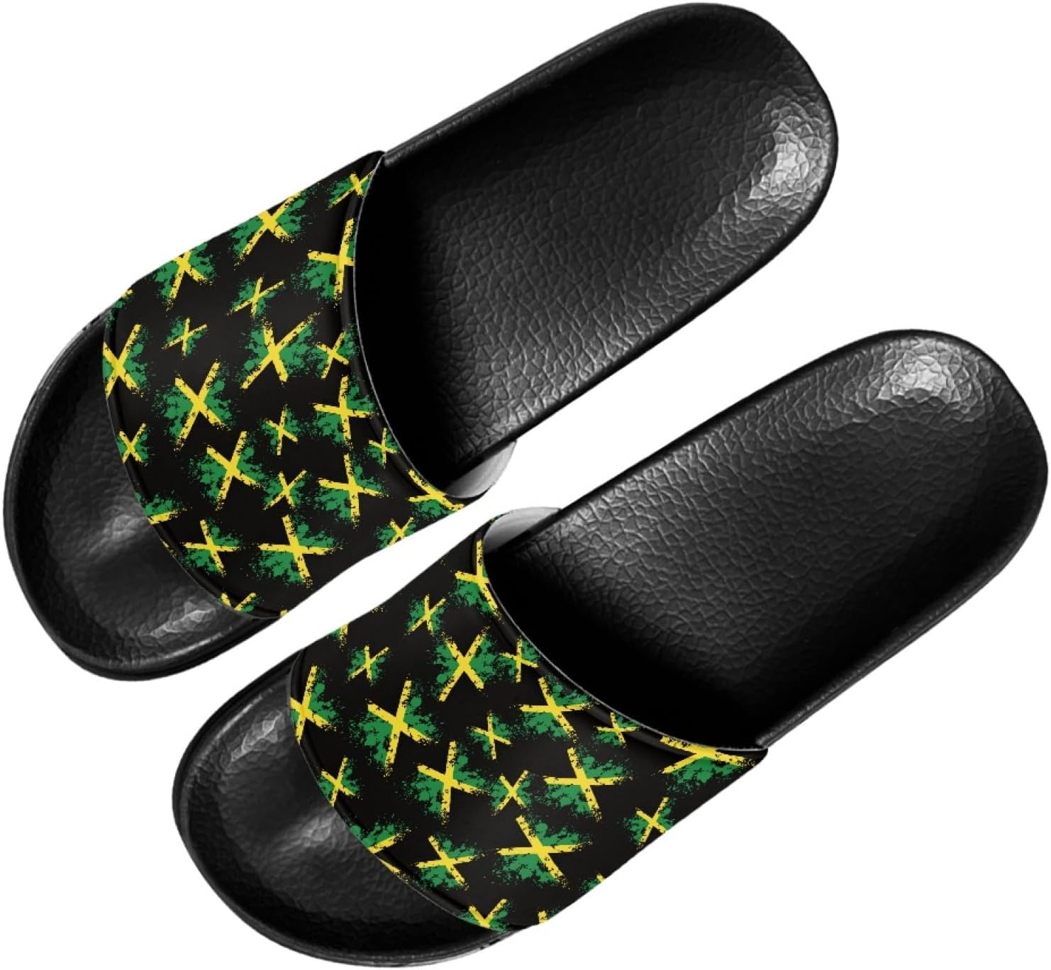 Мужские и женские слайд-сандалии Forchrinse с ямайским флагом, для дома и улицы, легкие мягкие шлепанцы для душа, черный
Мужские и женские слайд-сандалии Forchrinse с ямайским флагом, для дома и улицы, легкие мягкие шлепанцы для душа, черный