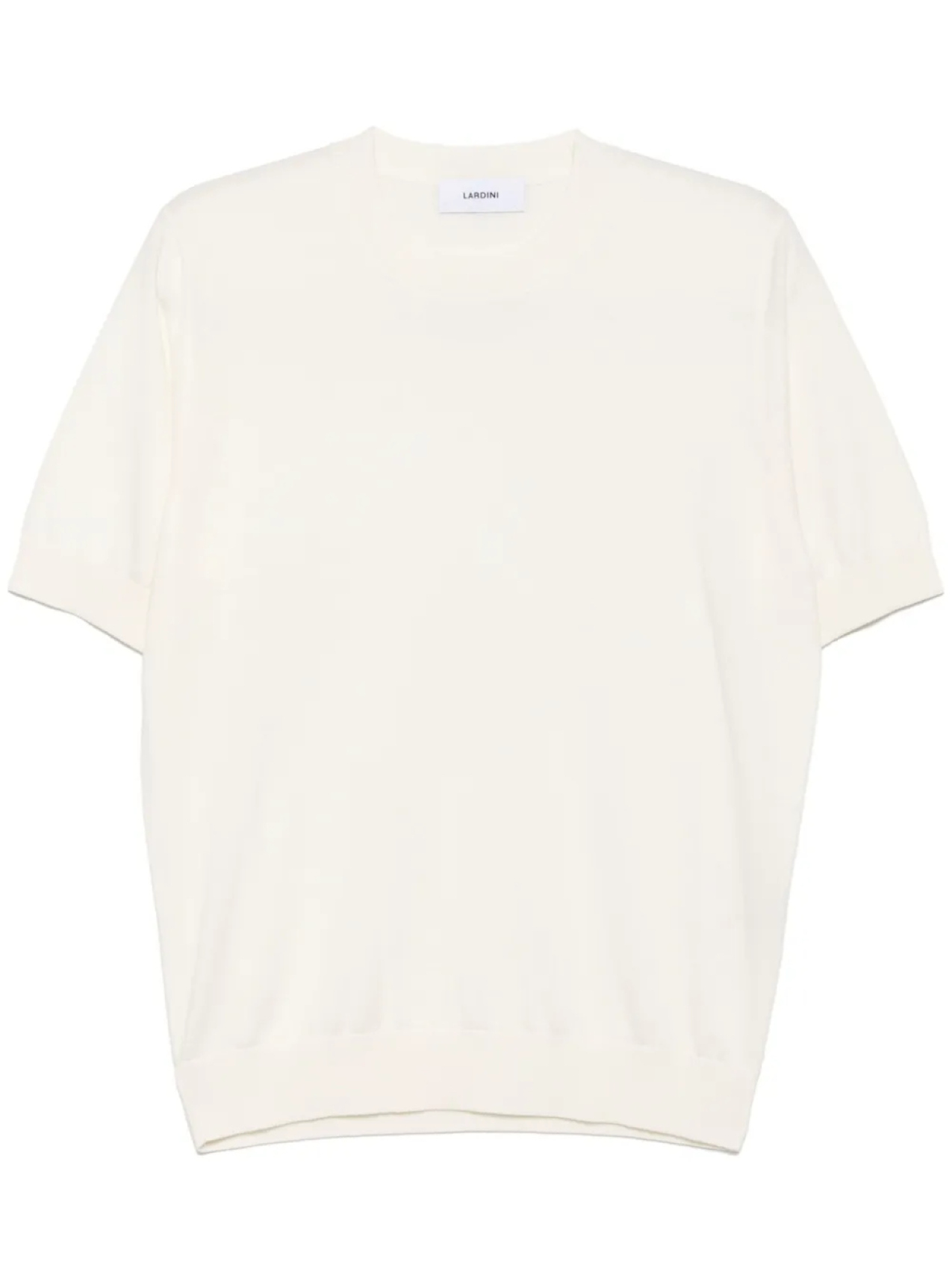 Lardini топ с круглым вырезом, белый
Lardini топ с круглым вырезом, белый