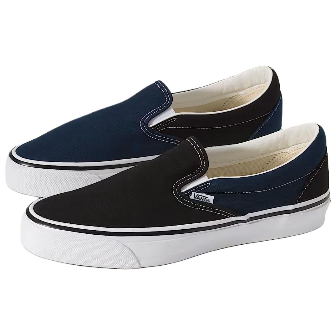 X Engineered Garments Otw Classic Slip On 98 кеды с контрастными панелями Vans, синий/черный
X Engineered Garments Otw Classic Slip On 98 кеды с контрастными панелями Vans, синий/черный