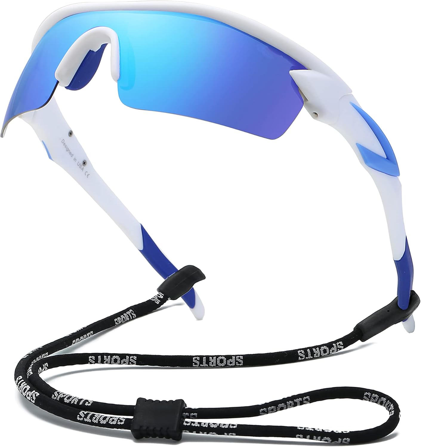 Спортивные поляризованные солнцезащитные очки Bevi Sports для мужчин и женщин, для бега, велоспорта, рыбалки, гольфа, бейсбола, вождения, TR90 UV400 100 CLASSIC, White Frame/Blue Lenses
Спортивные поляризованные солнцезащитные очки Bevi Sports для мужчин и женщин, для бега, велоспорта, рыбалки, гольфа, бейсбола, вождения, TR90 UV400 100 CLASSIC, White Frame/Blue Lenses