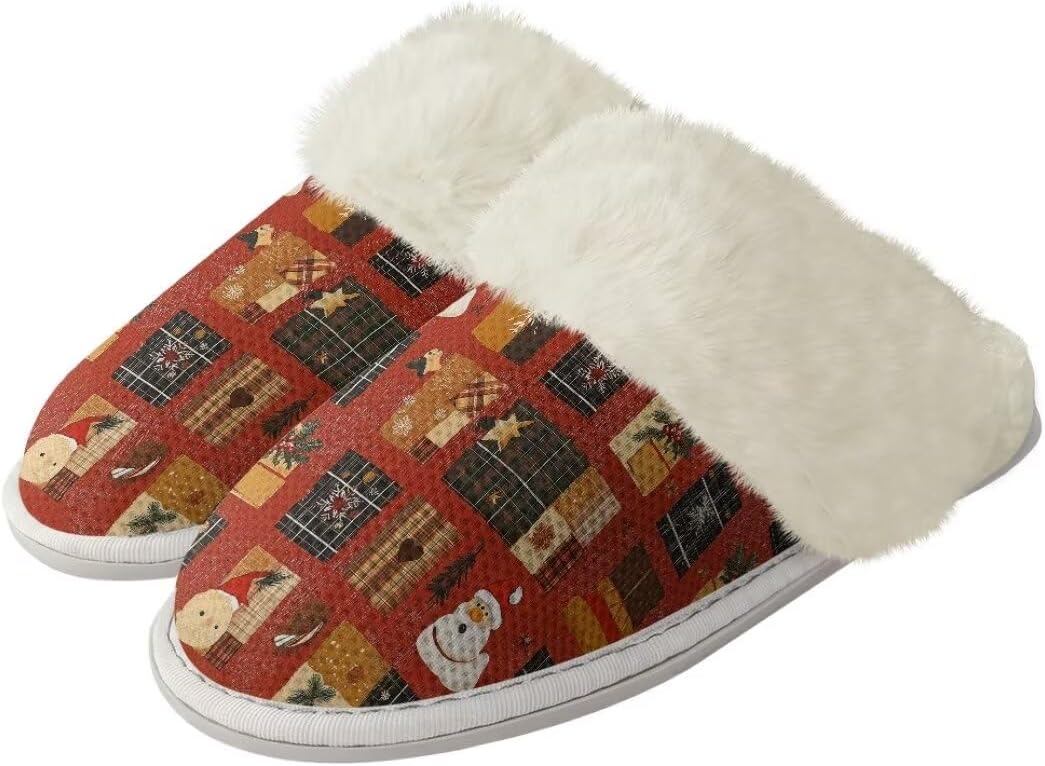 Рождественские унисекс пушистые тапочки для пары, легкие зимние домашние тапочки с противоскользящей подошвой Xixirimido, красный
Рождественские унисекс пушистые тапочки для пары, легкие зимние домашние тапочки с противоскользящей подошвой Xixirimido, красный