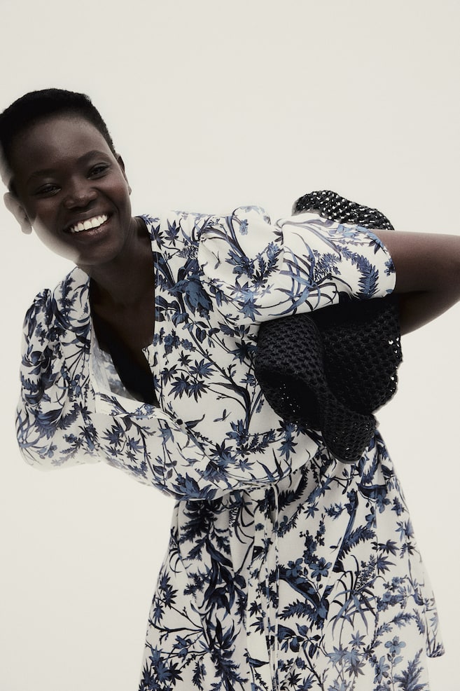 Платье с рукавами-фонариками H&M, мультиколор
Платье с рукавами-фонариками H&M, мультиколор