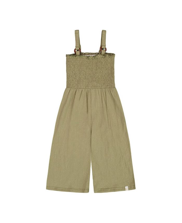 Детский комбинезон с плиссировкой из жатого джерси для девочек - подростковый размер Deux par Deux, зеленый 
Детский комбинезон с плиссировкой из жатого джерси для девочек - подростковый размер Deux par Deux, зеленый