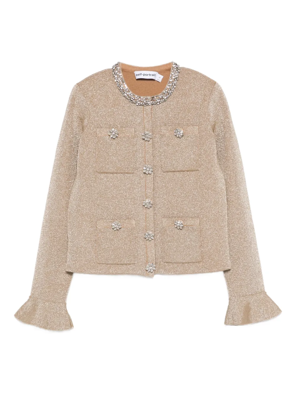 Куртка, украшенная кристаллами Self-Portrait, золотистый
Куртка, украшенная кристаллами Self-Portrait, золотистый