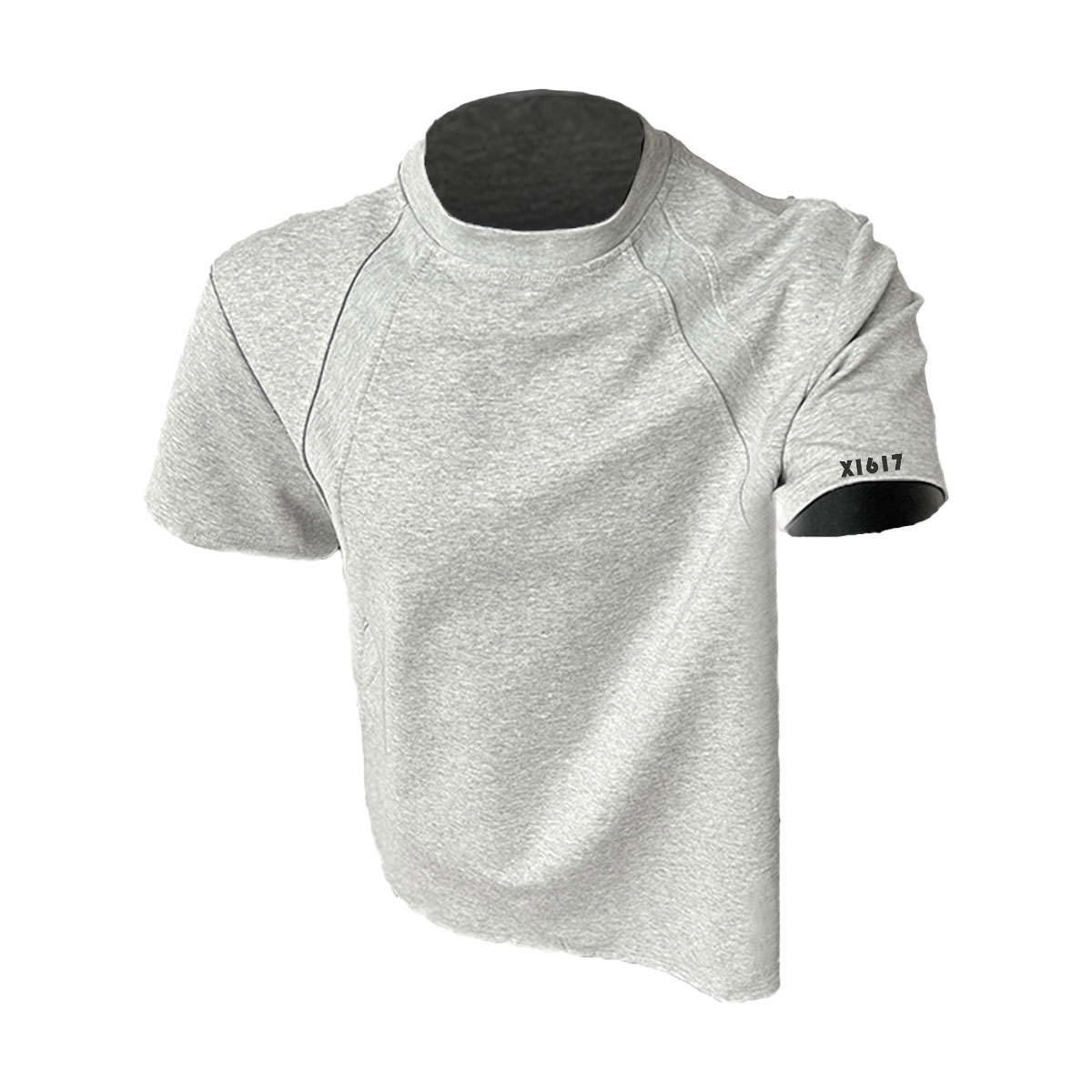 X1617 Футболка Unisex Gray Crew Neck Moderate Heavyweight
X1617 Футболка Unisex Gray Crew Neck Moderate Heavyweight