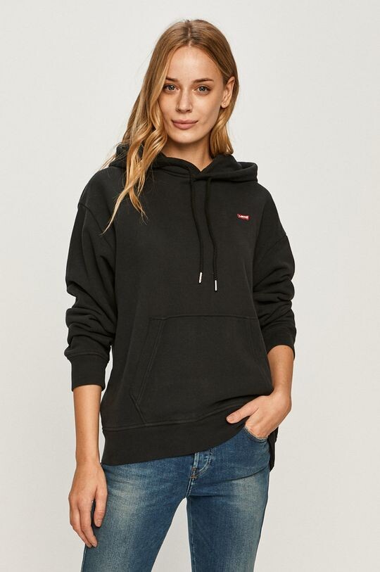 Хлопковая толстовка Levi's, черный
Хлопковая толстовка Levi's, черный
