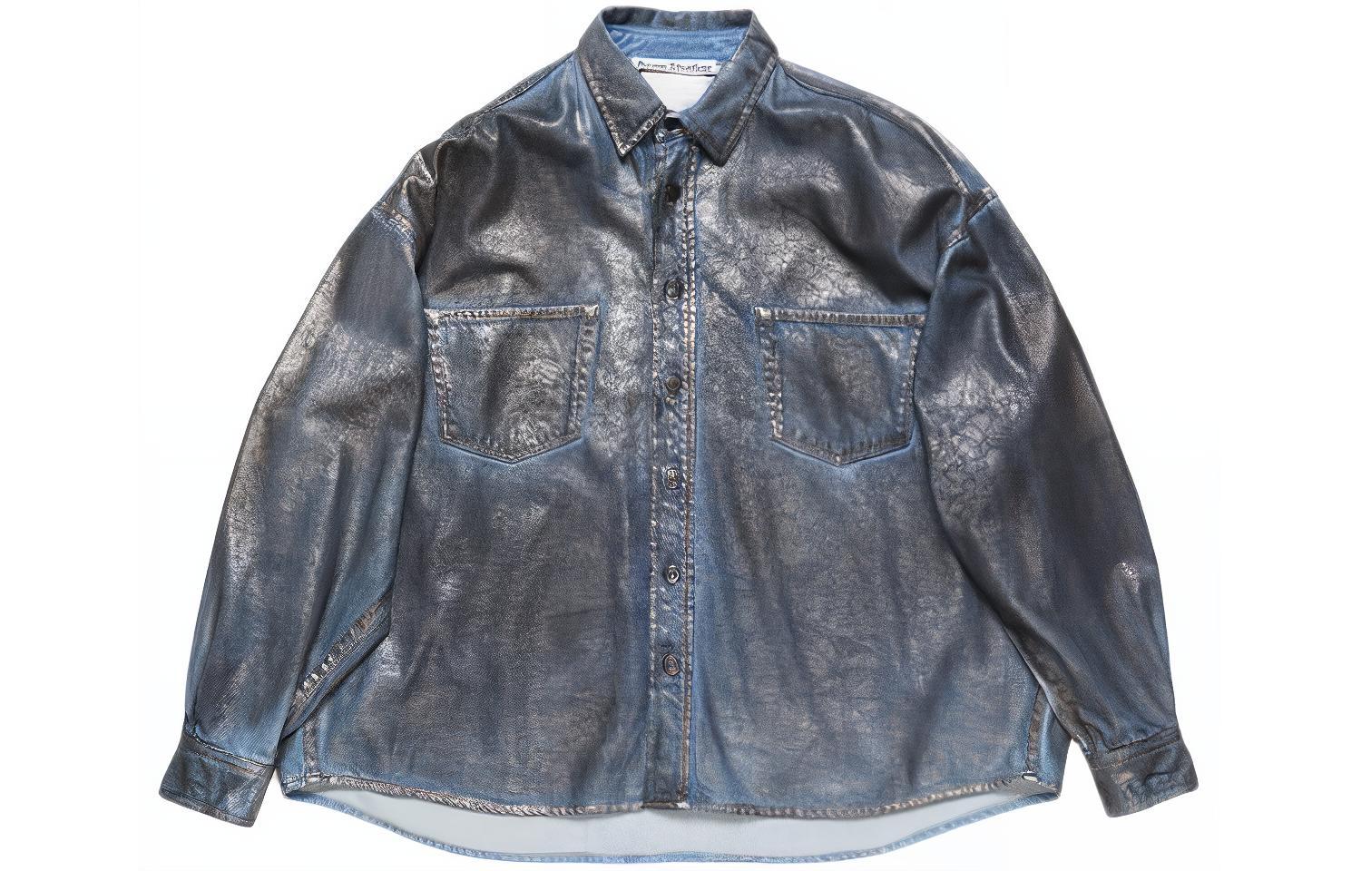 Футболка унисекс серебристо-голубая Acne Studios
Футболка унисекс серебристо-голубая Acne Studios