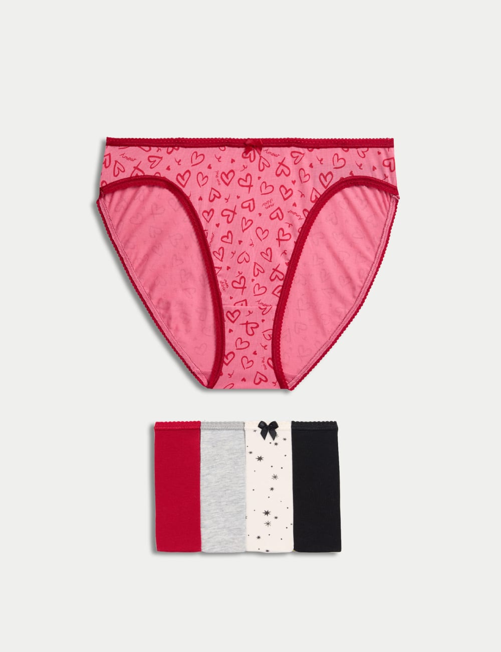 5 шт. Трусики из хлопка и лайкры с высоким вырезом Marks & Spencer, цвет Very pink
5 шт. Трусики из хлопка и лайкры с высоким вырезом Marks & Spencer, цвет Very pink