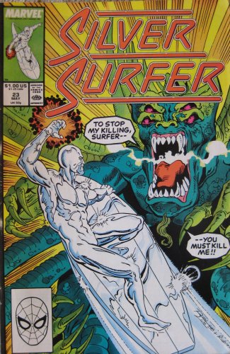 SILVER SURFER, #23, May 1989 (VOLUME 3) (Marvel Comics)
SILVER SURFER, #23, May 1989 (VOLUME 3) (Marvel Comics)