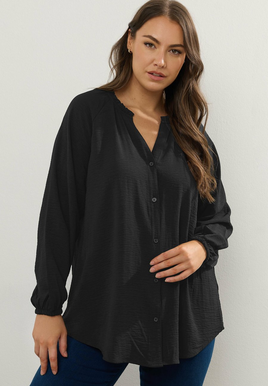 Блуза Yours Clothing FLORAL FRILL NECK , Black/Anthracite
Блуза Yours Clothing FLORAL FRILL NECK , Black/Anthracite