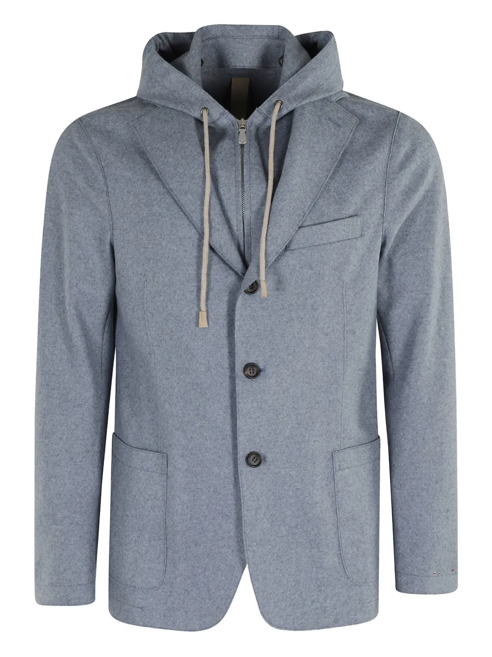 Пиджак на пуговицах с капюшоном Eleventy, синий
Пиджак на пуговицах с капюшоном Eleventy, синий