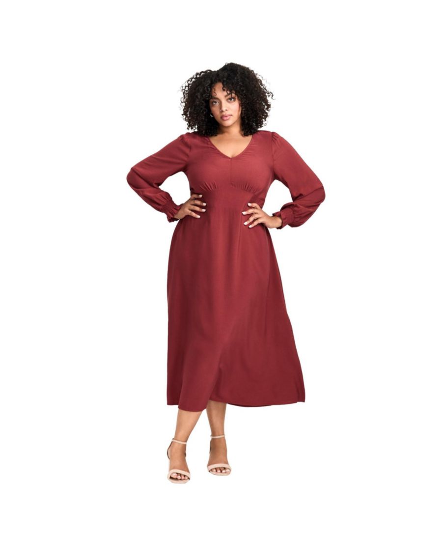 Женское платье Allure с V-образным вырезом AVENUE, Burnt sienna
Женское платье Allure с V-образным вырезом AVENUE, Burnt sienna