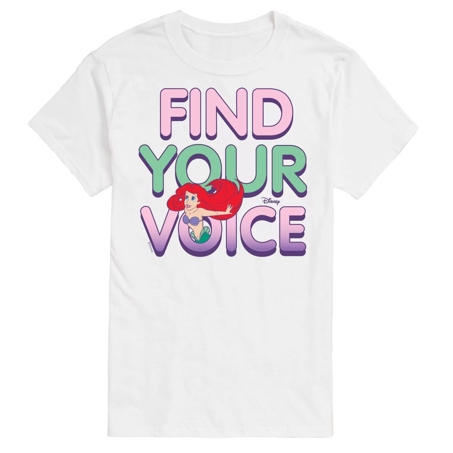 Футболка's The Little Mermaid Big & Tall Ariel с цветком Disney, белый
Футболка's The Little Mermaid Big & Tall Ariel с цветком Disney, белый