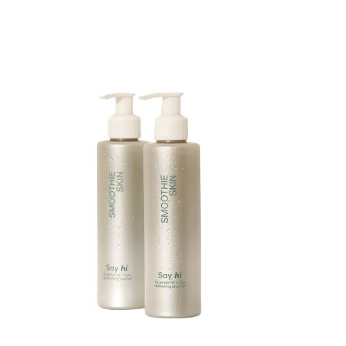 Бережное снятие макияжа + детокс-эмульсия, 200 мл Say hi, Smoothie Skin
Бережное снятие макияжа + детокс-эмульсия, 200 мл Say hi, Smoothie Skin