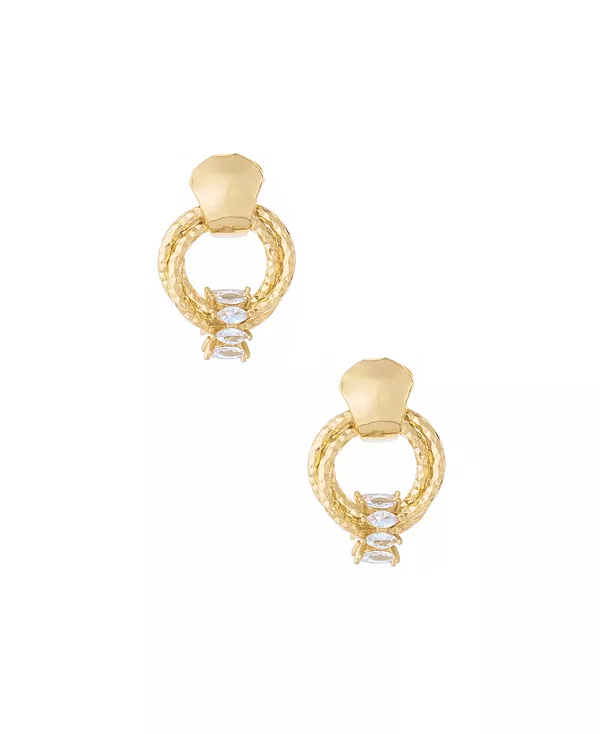 Мини-Серьги с кубическим цирконием в форме бочонка Ettika, gold
Мини-Серьги с кубическим цирконием в форме бочонка Ettika, gold