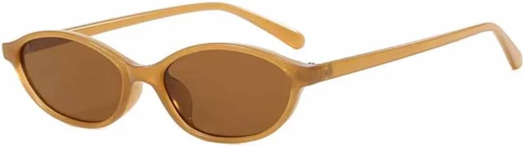 Солнцезащитные очки с защитой UV400 | Овальная маленькая оправа, цветные линзы | Для женщин и мужчин, для занятий спортом на открытом воздухе и вождения DSVIGF, Brown Tea
Солнцезащитные очки с защитой UV400 | Овальная маленькая оправа, цветные линзы | Для женщин и мужчин, для занятий спортом на открытом воздухе и вождения DSVIGF, Brown Tea