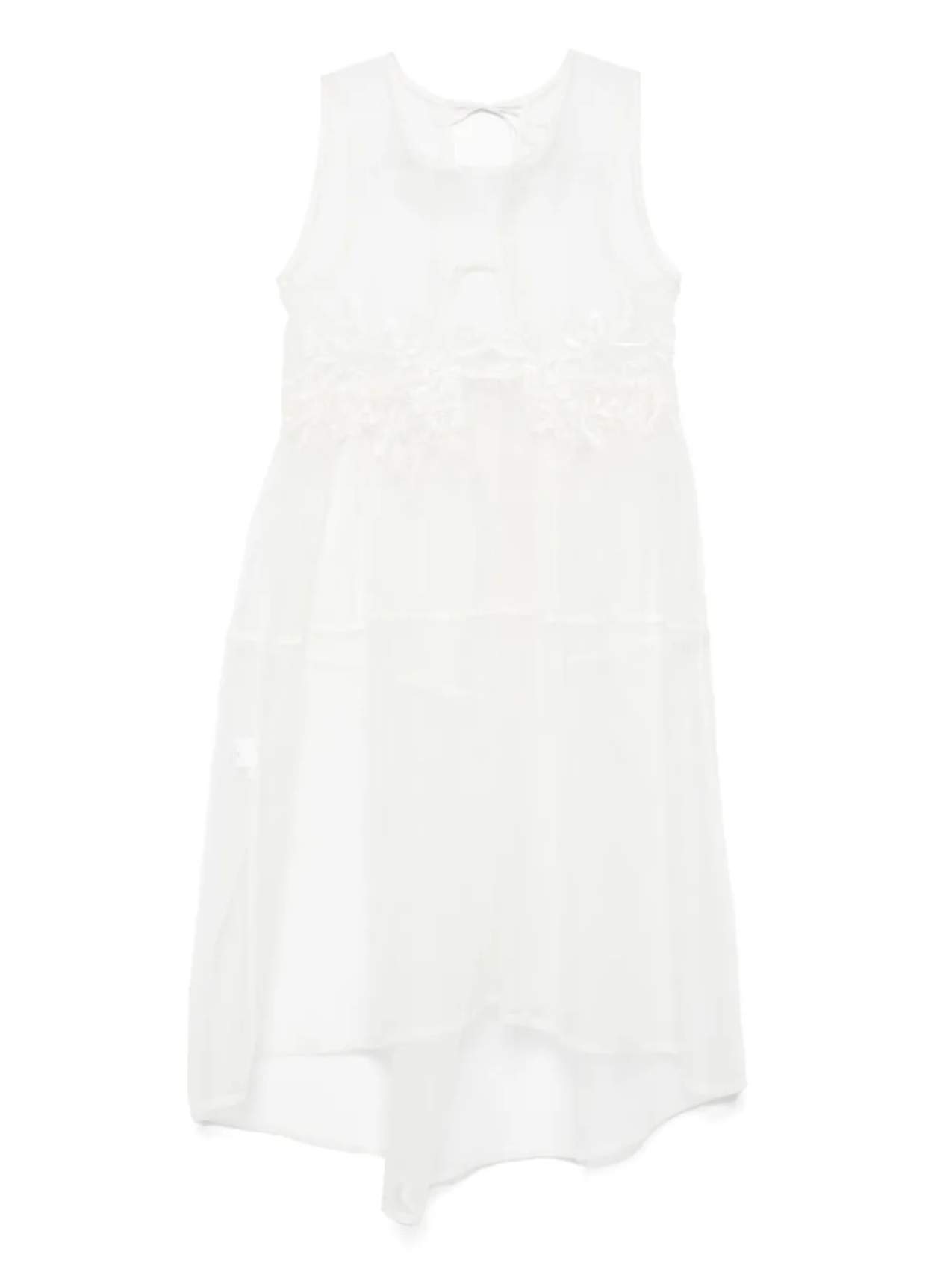 MAURIZIO MYKONOS полупрозрачное платье миди, белый
MAURIZIO MYKONOS полупрозрачное платье миди, белый