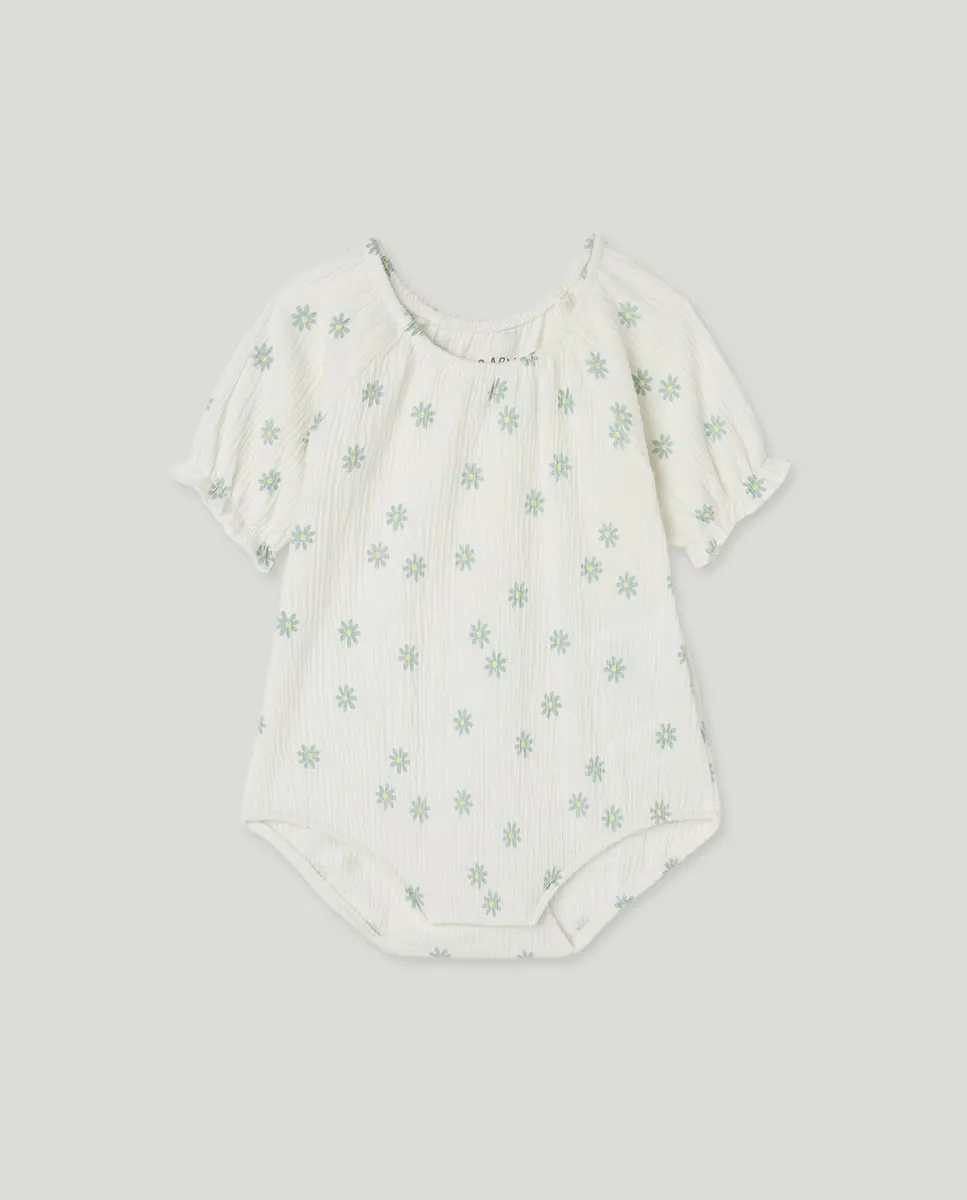 Детский комбинезон с короткими рукавами Baby El Corte Inglés, белый
Детский комбинезон с короткими рукавами Baby El Corte Inglés, белый