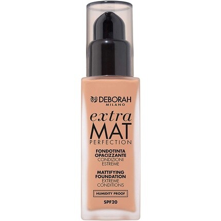 Deborah Тональная основа Extra Mat Perfection Foundation N.3.1 с легким золотистым финишем, непрозрачная текстура, не оставляет следов и устойчива к влаге, Spf20, 30 мл
Deborah Тональная основа Extra Mat Perfection Foundation N.3.1 с легким золотистым финишем, непрозрачная текстура, не оставляет следов и устойчива к влаге, Spf20, 30 мл