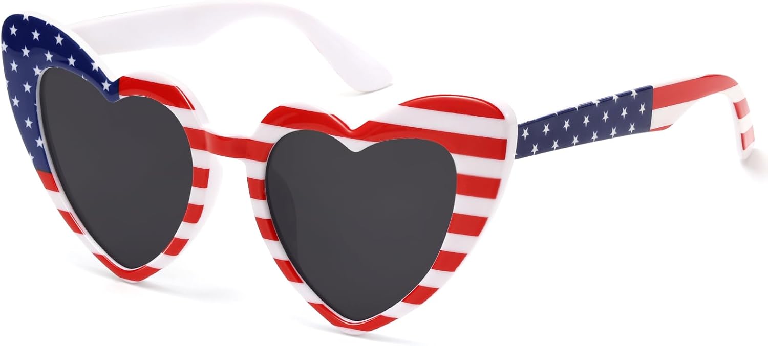 Солнцезащитные очки LIKSMU в форме сердца для женщин, модные солнцезащитные очки «кошачий глаз» в форме сердца, винтажные, милые, в стиле ретро, A3 American Flag / Grey Lens
Солнцезащитные очки LIKSMU в форме сердца для женщин, модные солнцезащитные очки «кошачий глаз» в форме сердца, винтажные, милые, в стиле ретро, A3 American Flag / Grey Lens