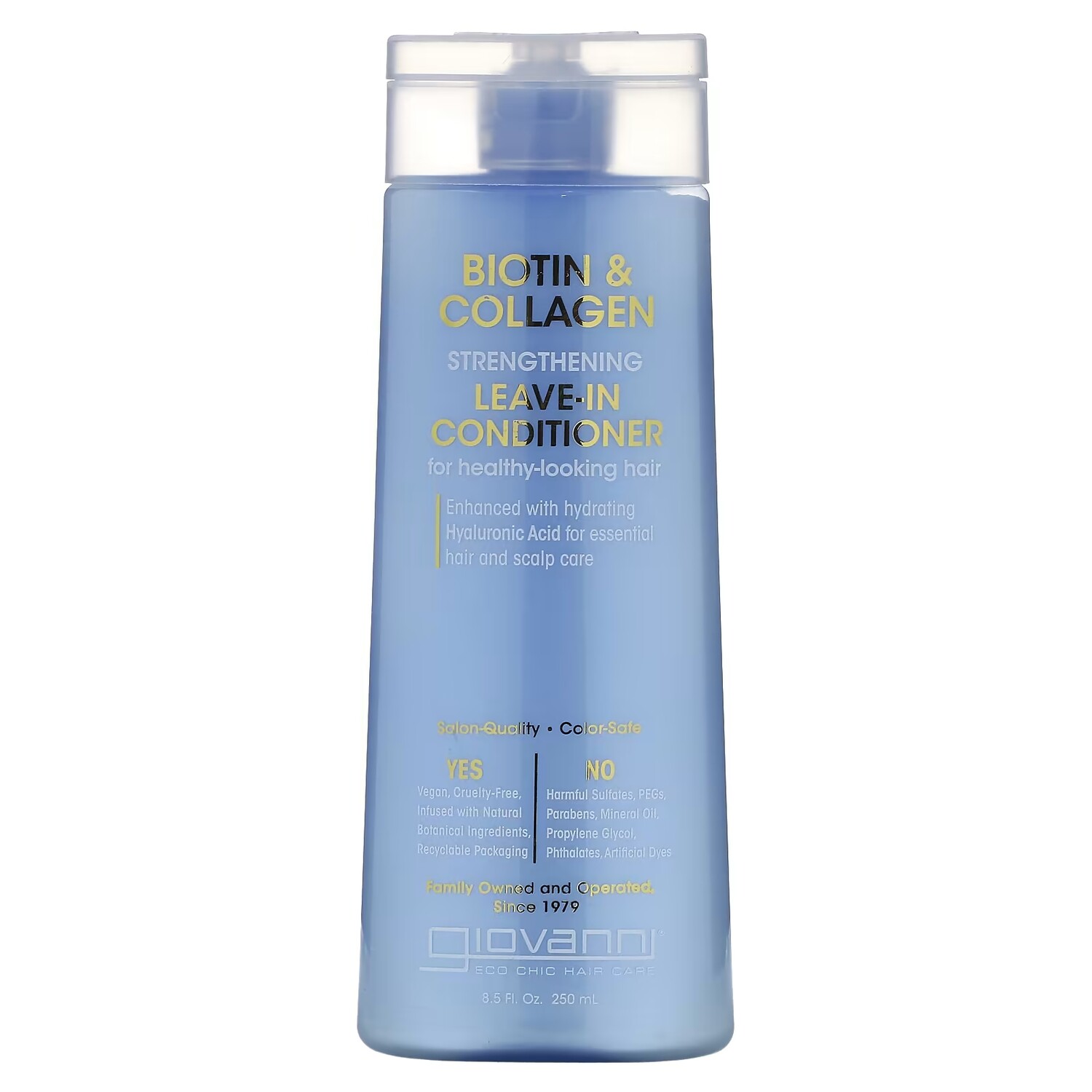 Кондиционер Giovanni несмываемый укрепляющий с биотином и коллагеном, 250 мл
Кондиционер Giovanni несмываемый укрепляющий с биотином и коллагеном, 250 мл