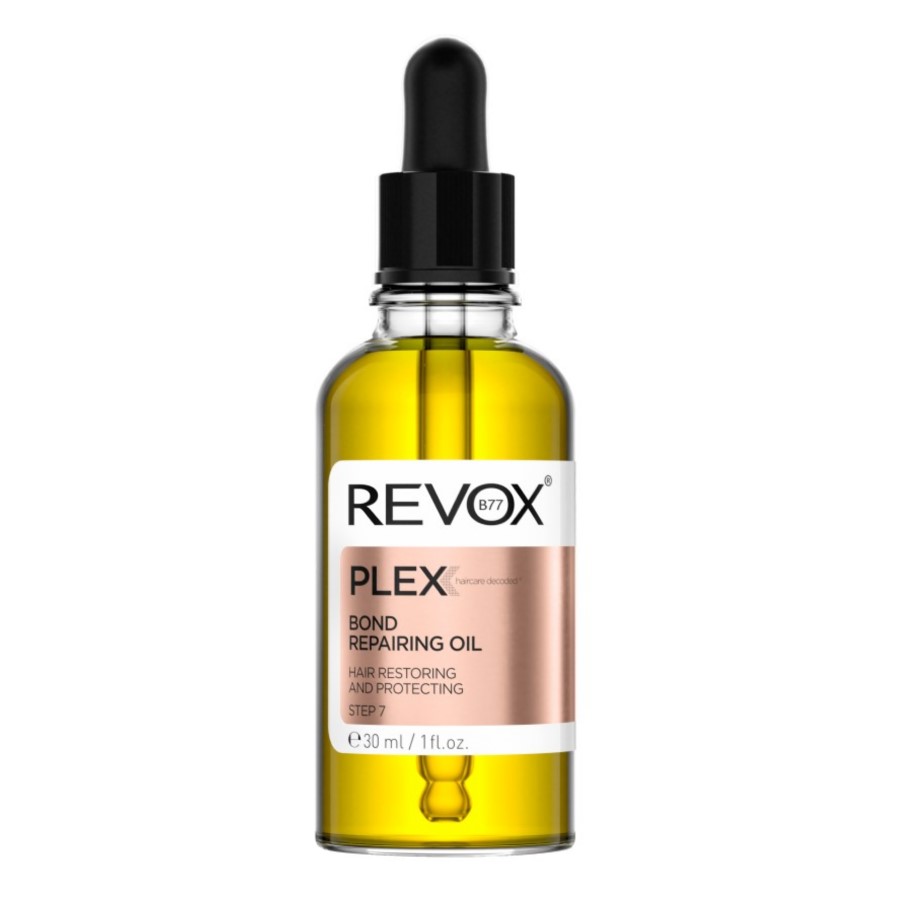 Восстанавливающее масло для волос plex bond repairing oil step 7 Revox B77, 30 мл
Восстанавливающее масло для волос plex bond repairing oil step 7 Revox B77, 30 мл