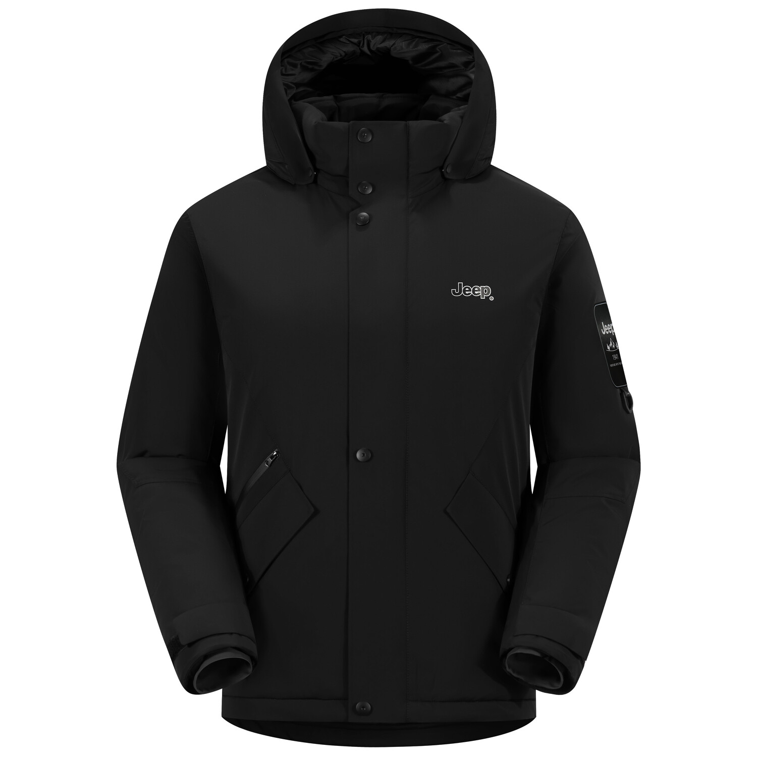 Пуховик унисекс Jeep, черный
Пуховик унисекс Jeep, черный