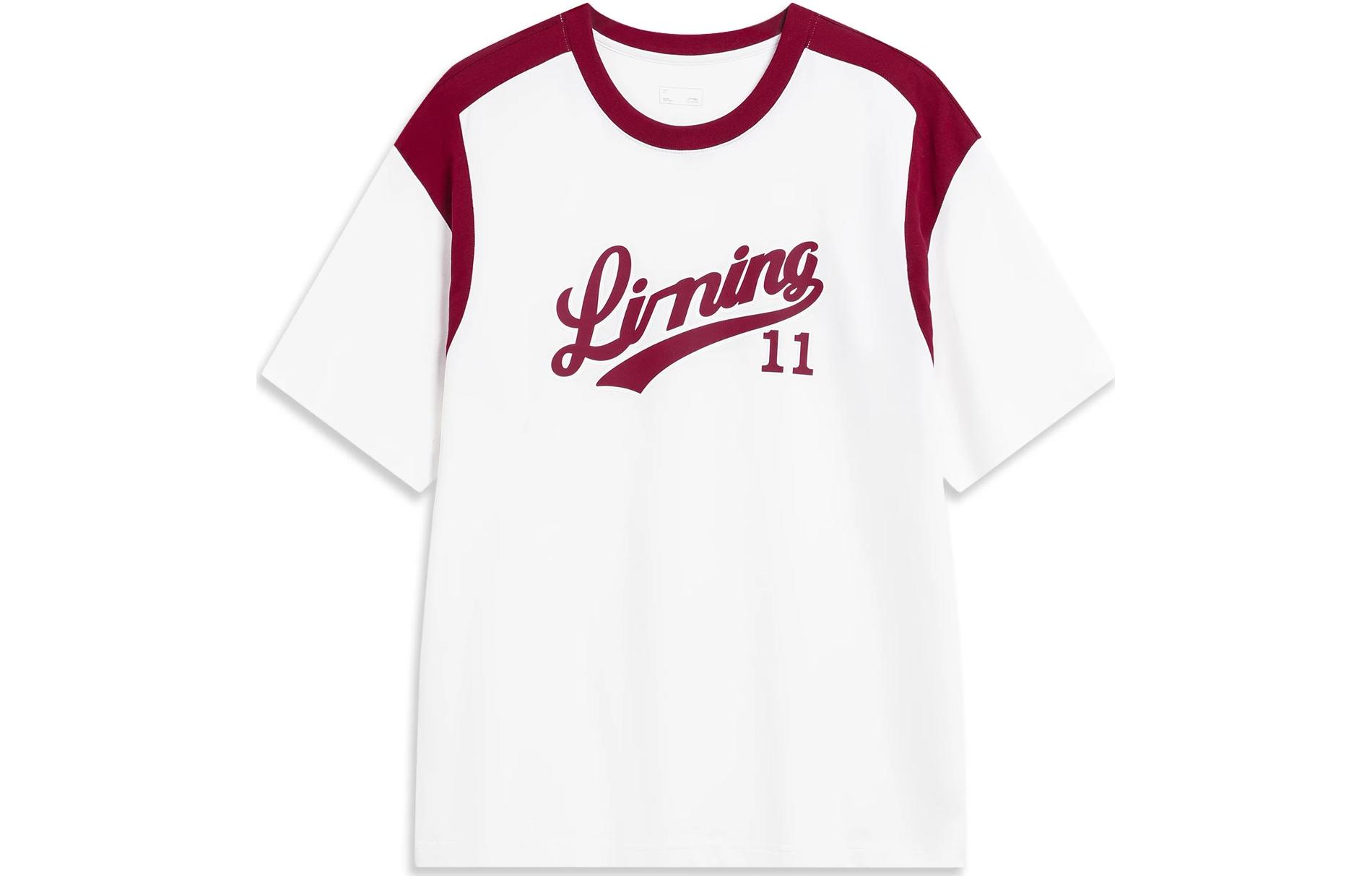 Футболка унисекс цвета слоновой кости LiNing Sports Fashion Collection 
Футболка унисекс цвета слоновой кости LiNing Sports Fashion Collection