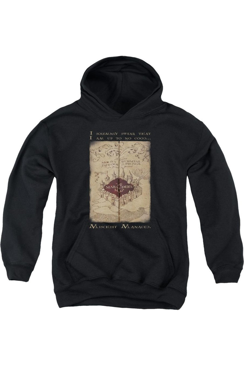 Толстовка с капюшоном Harry Potter и словами с Карты Мародеров Gildan, черный
Толстовка с капюшоном Harry Potter и словами с Карты Мародеров Gildan, черный