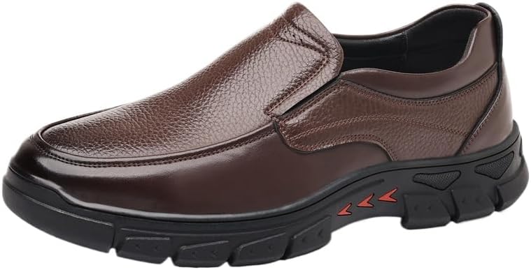 Мужские удобные ортопедические мокасины из натуральной кожи Swzec, коричневый
Мужские удобные ортопедические мокасины из натуральной кожи Swzec, коричневый