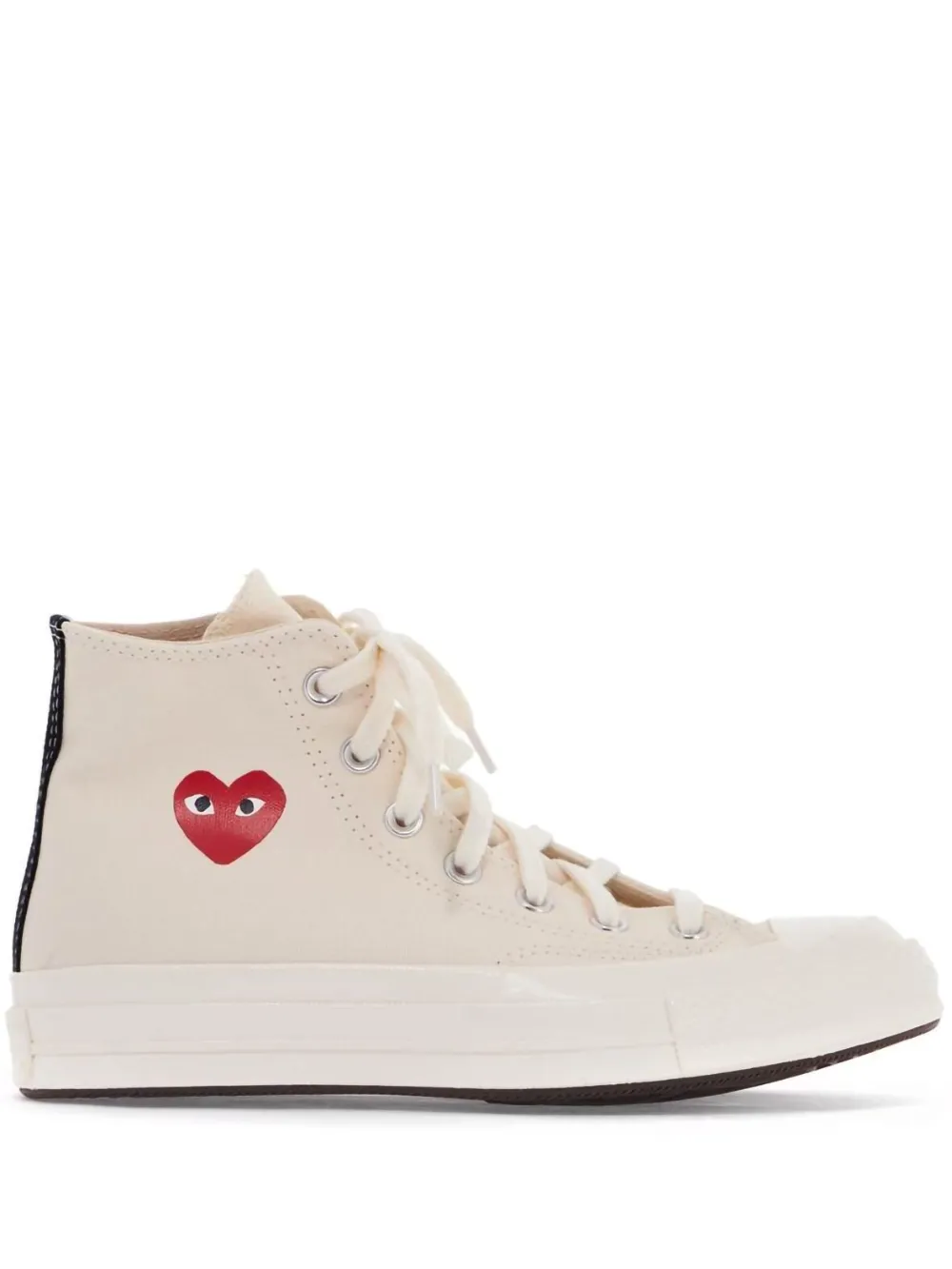 Высокие кеды Chuck Taylor All Star '70 из коллаборации с Converse Comme Des Garçons Play x Converse, нейтральный
Высокие кеды Chuck Taylor All Star '70 из коллаборации с Converse Comme Des Garçons Play x Converse, нейтральный