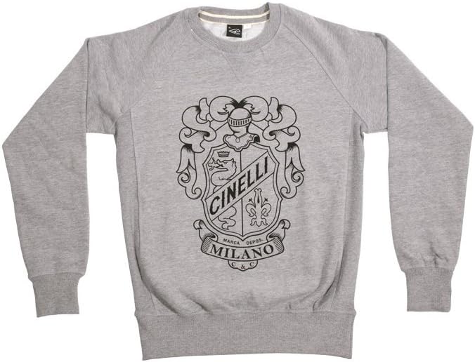 Толстовка с круглым вырезом и эмблемой шоссейного велосипеда Cinelli, серый
Толстовка с круглым вырезом и эмблемой шоссейного велосипеда Cinelli, серый