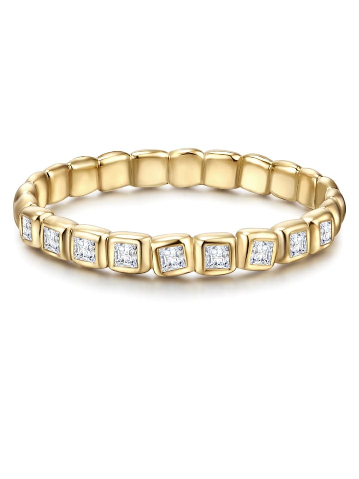 Glanzstücke München Кольцо из стерлингового серебра с кубическим цирконием в оправе из желтого золота
Glanzstücke München Кольцо из стерлингового серебра с кубическим цирконием в оправе из желтого золота