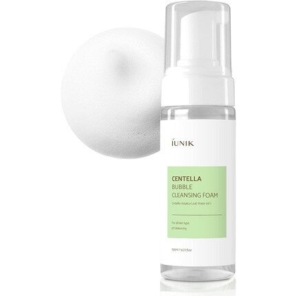 Iunik Centella Bubble Foaming Vegan Facial Cleansing с экстрактами чайного дерева, экстракт центеллы азиатской 69%, 150 мл
Iunik Centella Bubble Foaming Vegan Facial Cleansing с экстрактами чайного дерева, экстракт центеллы азиатской 69%, 150 мл