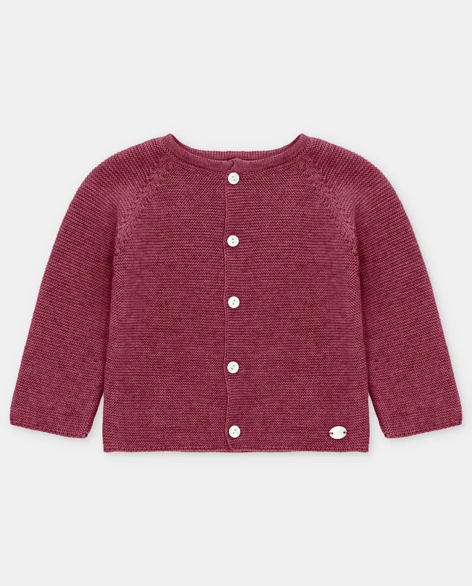 Вязаная детская куртка бордового цвета Martín Aranda
Вязаная детская куртка бордового цвета Martín Aranda