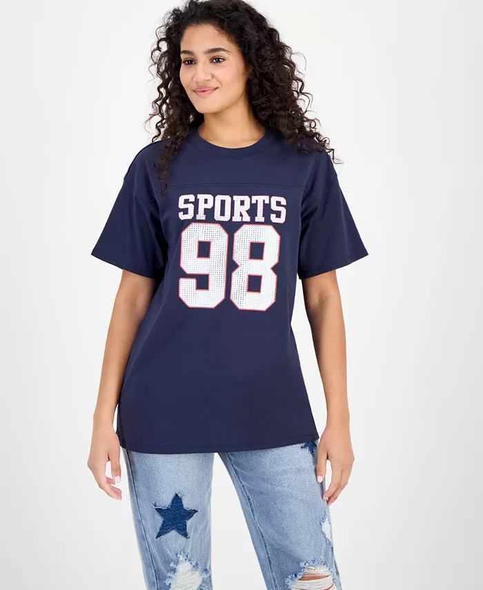 Футболка с коротким рукавом и принтом из страз для юниоров Madden Girl, синий
Футболка с коротким рукавом и принтом из страз для юниоров Madden Girl, синий