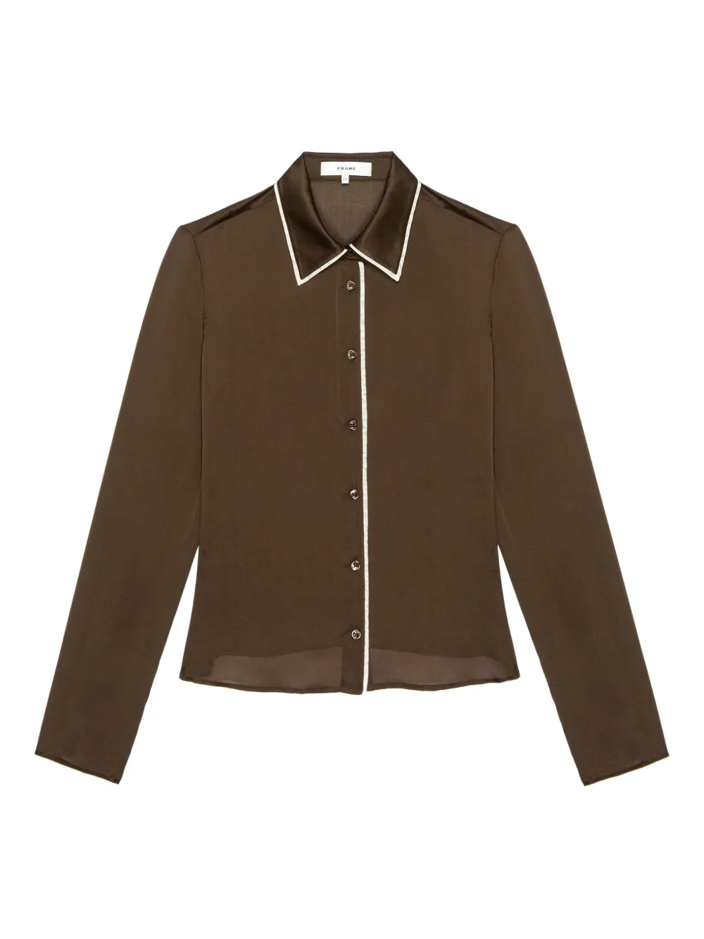 Рубашка на пуговицах FRAME, коричневый
Рубашка на пуговицах FRAME, коричневый
