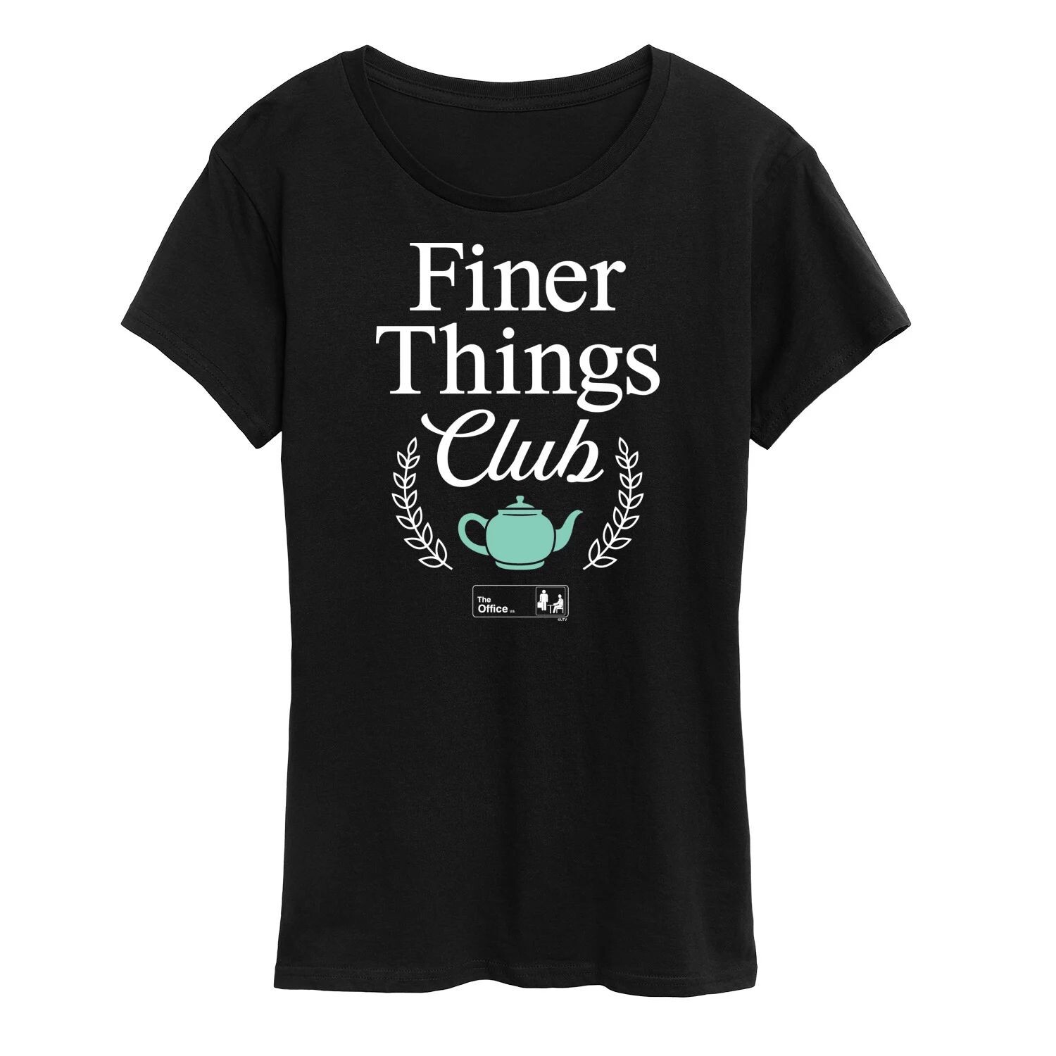 Женская футболка с графическим рисунком The Office Finer Things Club Licensed Character, черный
Женская футболка с графическим рисунком The Office Finer Things Club Licensed Character, черный