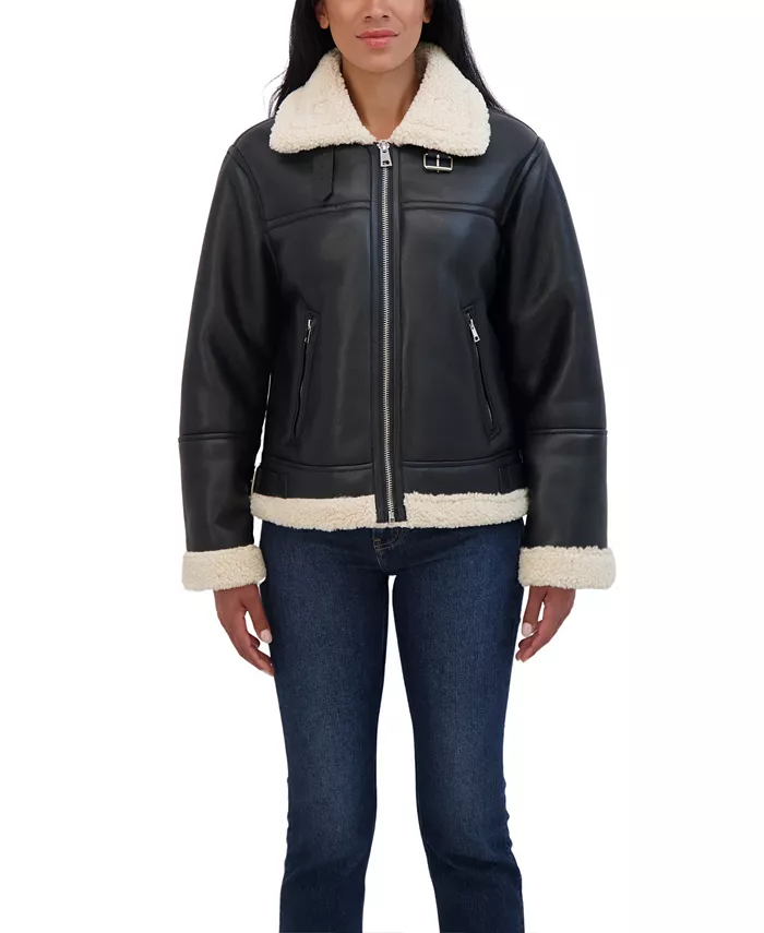 Женская куртка из искусственной овчины с застежкой-молнией спереди Sebby Collection, черный
Женская куртка из искусственной овчины с застежкой-молнией спереди Sebby Collection, черный